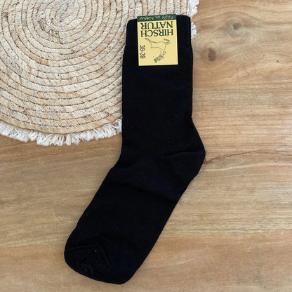 Chaussettes femme 100% soie naturelle Hirsch Natur