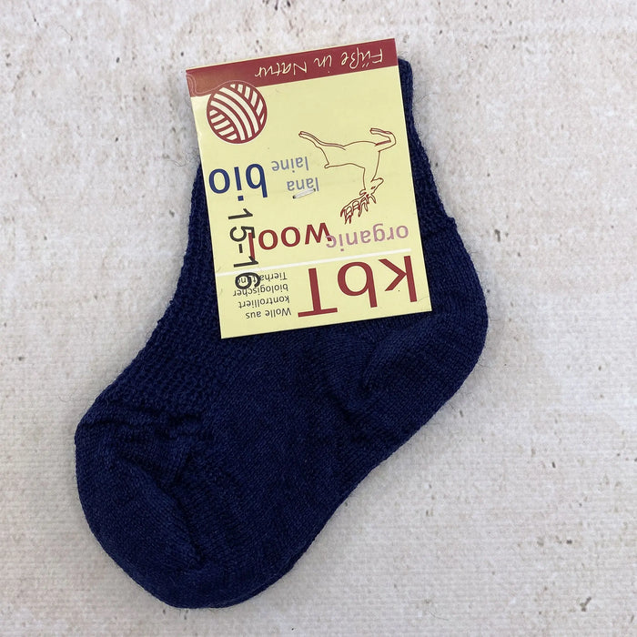 Chaussettes fines en laine Hirsch Natur - Kids