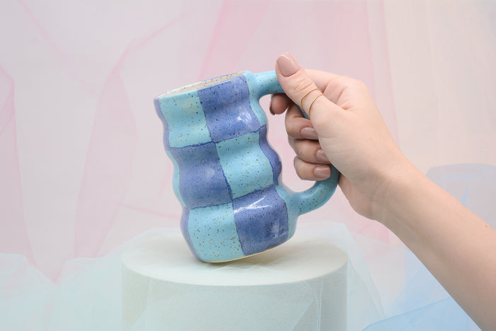 Checkerboard Mug - Juice Ceramics