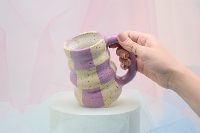 Checkerboard Mug - Juice Ceramics