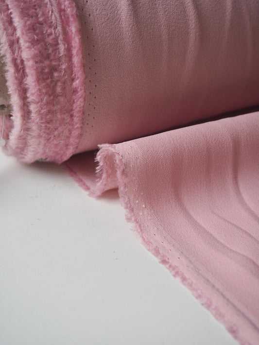 Cherry Blossom Crepe-Back Satin