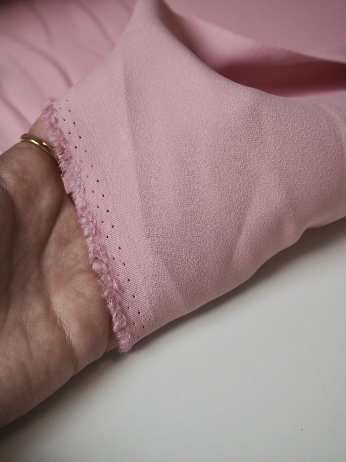 Cherry Blossom Crepe-Back Satin