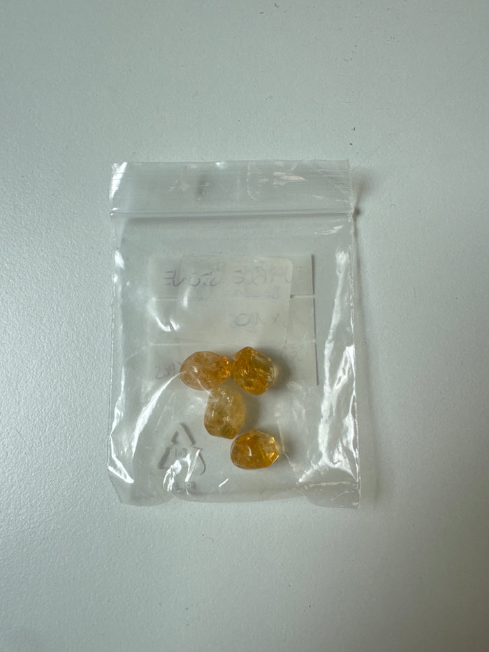 Citrine Stone Beads 7g