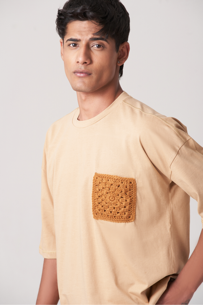 Clay Pocket Style Oversized T-Shirt