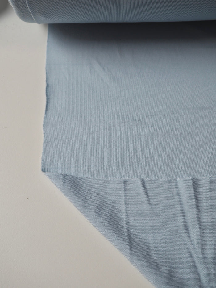Cloud Blue Viscose Interlock Jersey