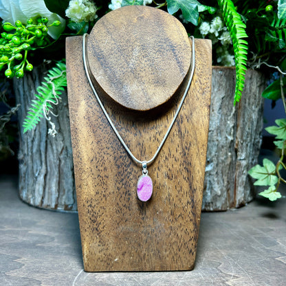 Cobaltoan Calcite Pendant
