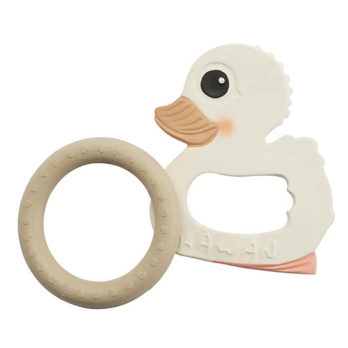Coffret cadeau anneau de dentition & canard HEVEA