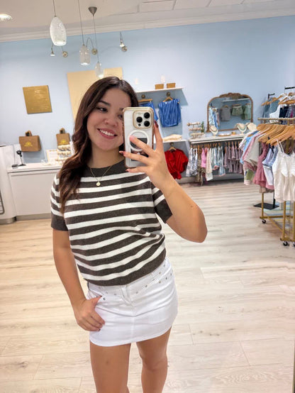 comfort stripped tee