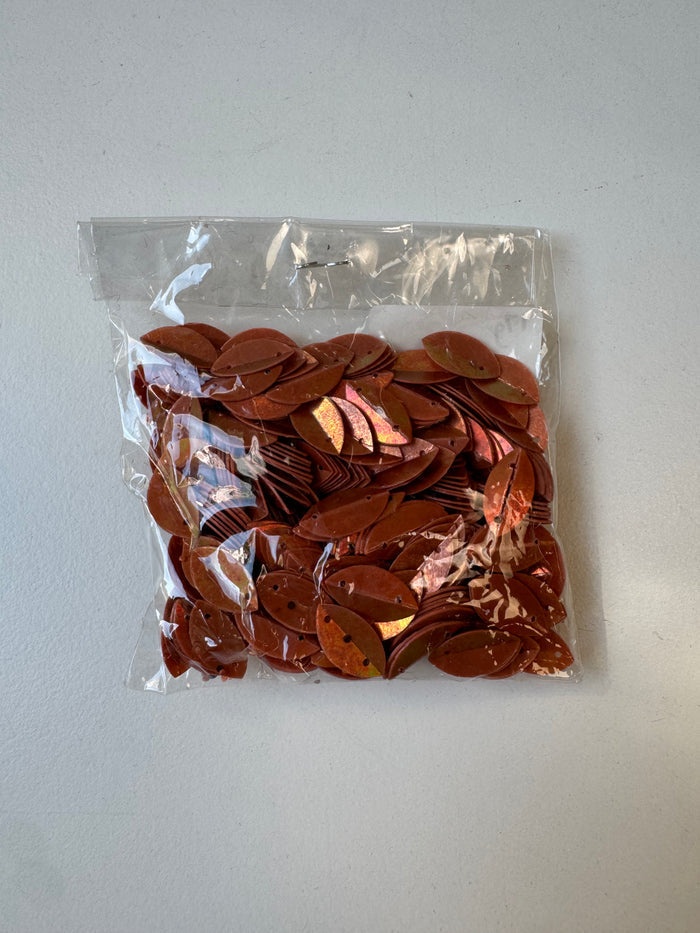 Coral Iridescent Sequins 17g