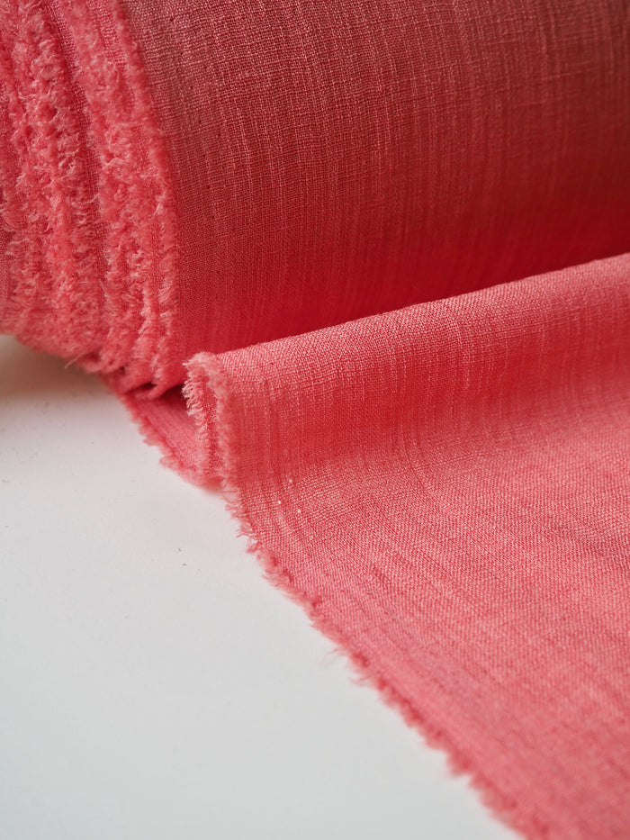 Coral Polyester Voile
