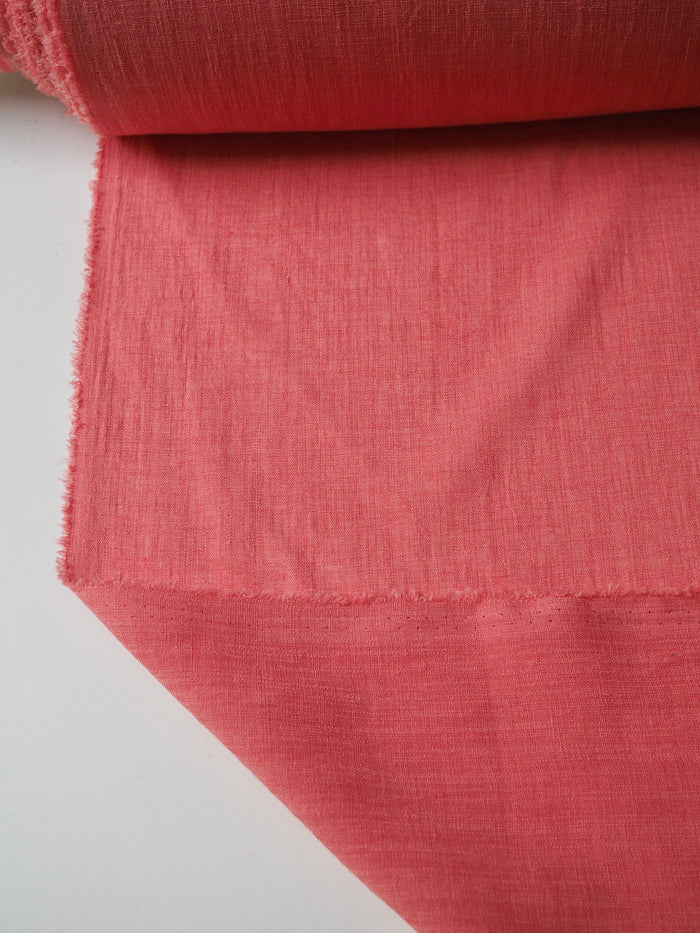 Coral Polyester Voile