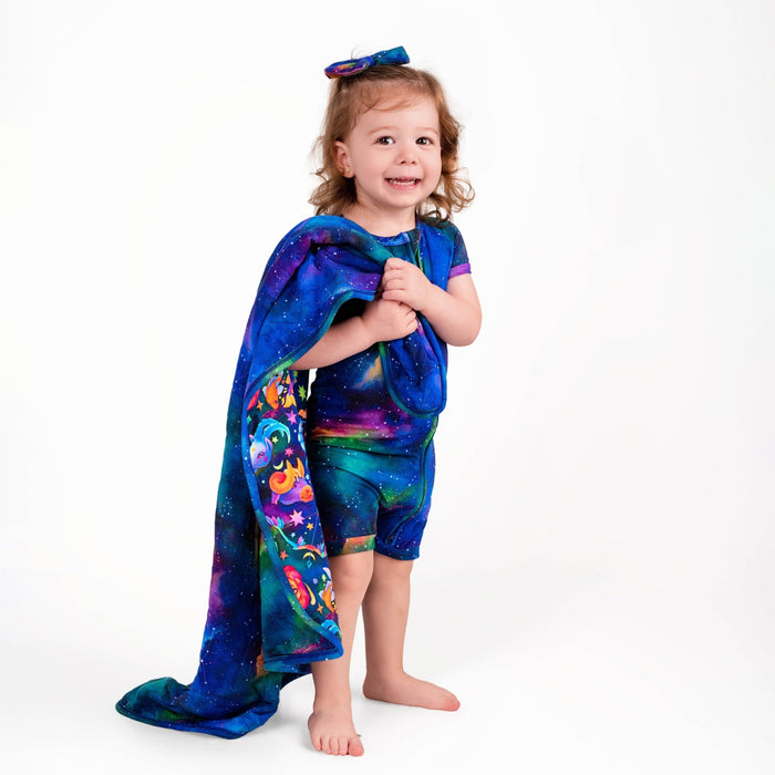 Cosmic Cuddles Zodiac Mini Quilted Blanket - Jammie Session