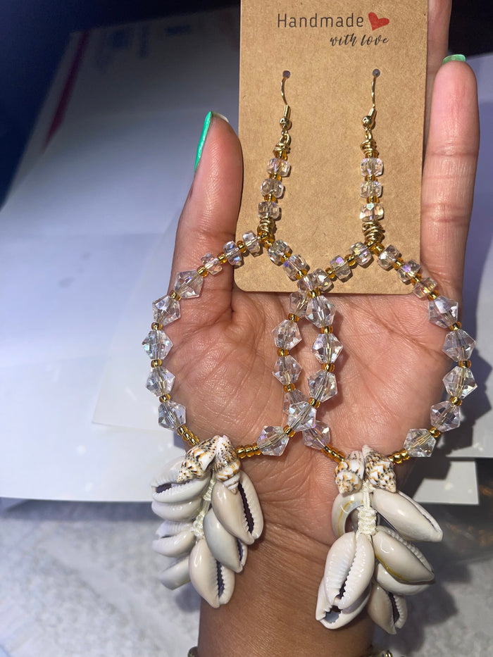 Cowrie Earrings (Custom)