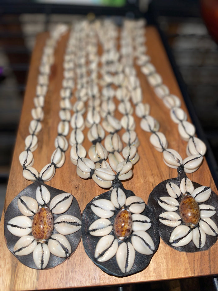 Cowrie Necklace w/ Pendant