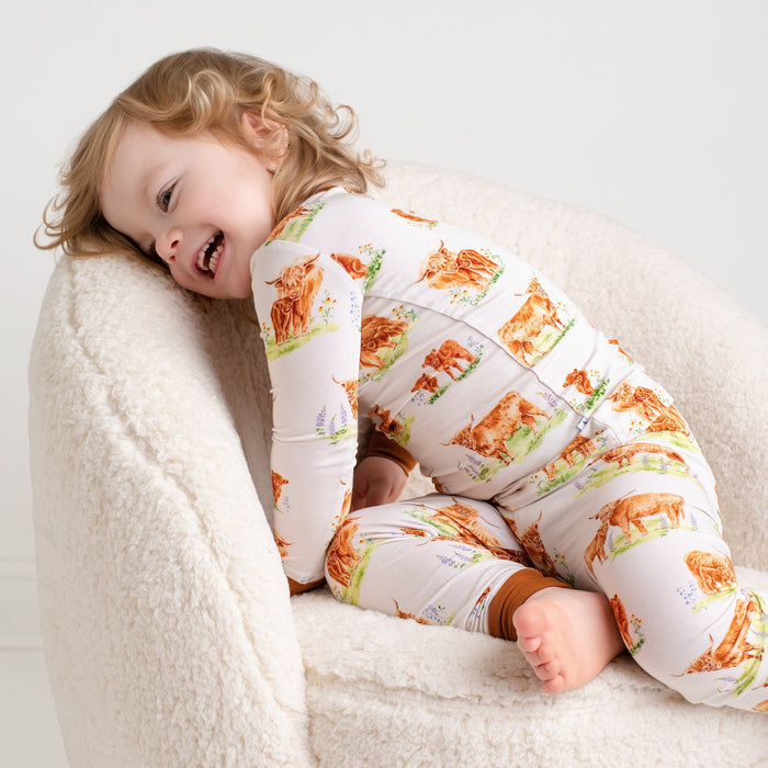 Cozy Cattle Long Sleeve PJ's - Jammie Session