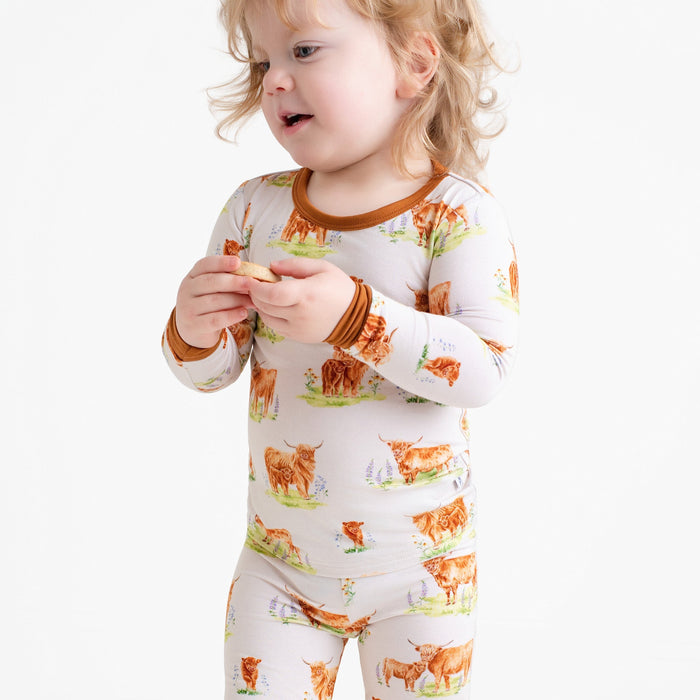 Cozy Cattle Long Sleeve PJ's - Jammie Session