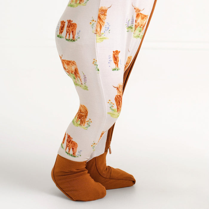 Cozy Cattle Romper - Jammie Session