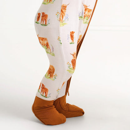 Cozy Cattle Romper - Jammie Session