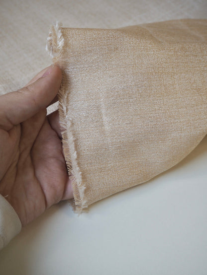 Cream + Ivory Silk Blend Jacquard