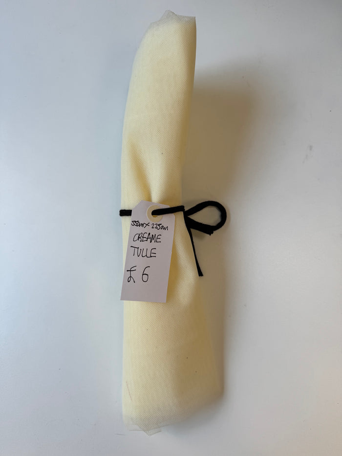 Cream Tulle Remnant