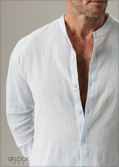 Creased-Effect Shirt - 191225M