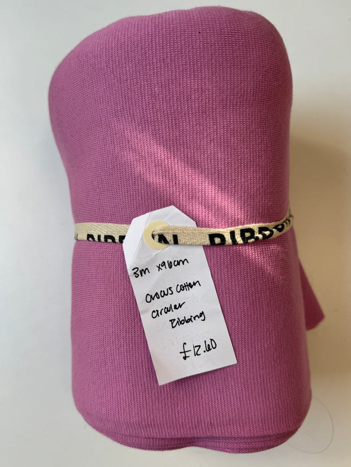 Crocus Cotton Circular Ribbing Remnant