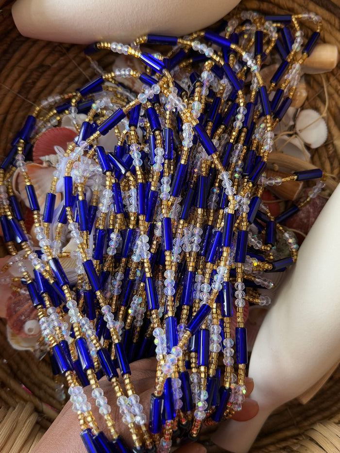 Crystal waist beads