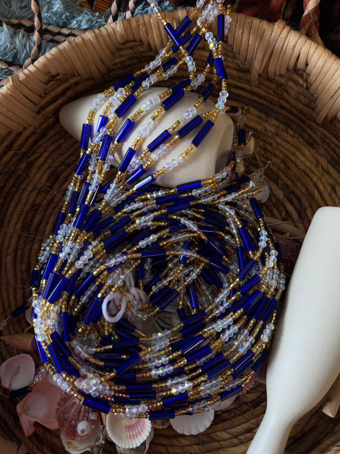 Crystal waist beads