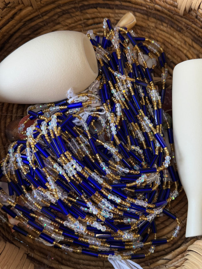 Crystal waist beads