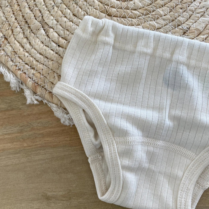 Culotte enfant en laine, soie et coton bio cosilana -  Naturel