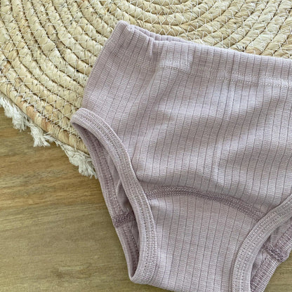 Culotte enfant en laine, soie et coton bio cosilana -  Poudre