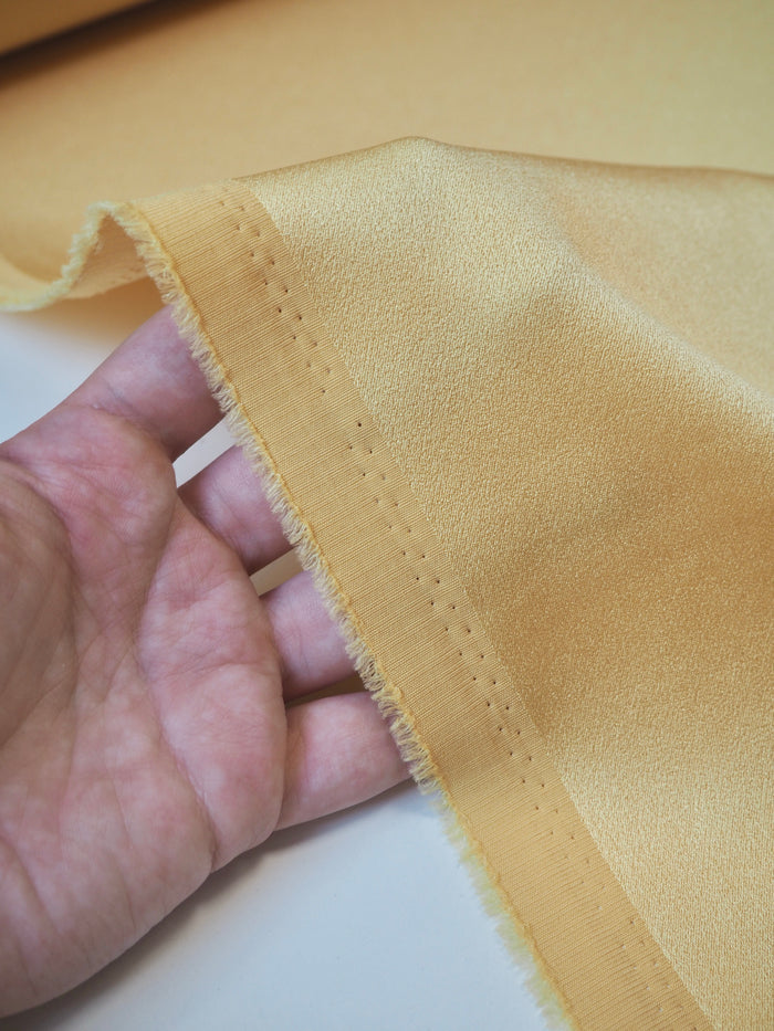 Daffodil Viscose Crepe Satin