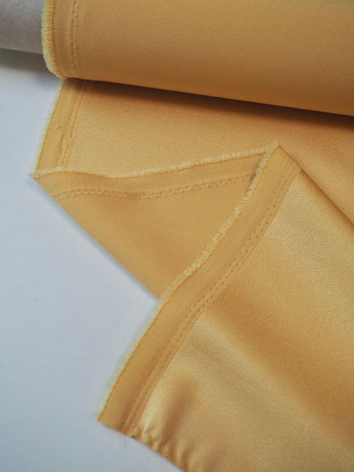 Daffodil Viscose Crepe Satin