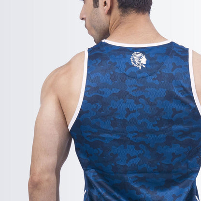 Dark Blue Stringer Vest