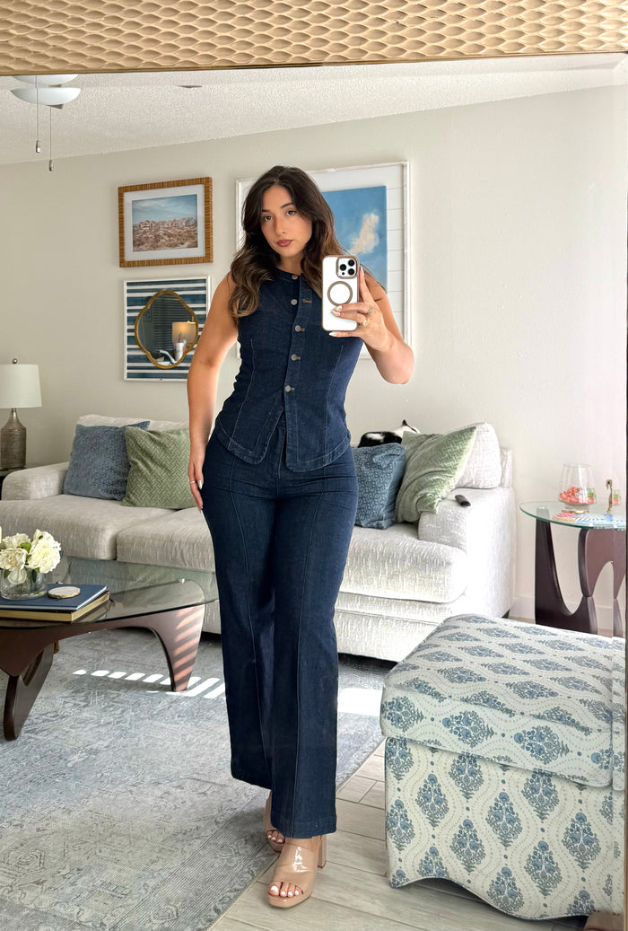 dark denim jeans