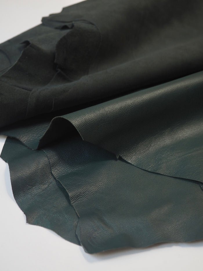 Dark Green Napa Lambskin