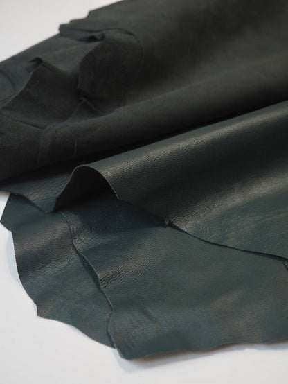 Dark Green Napa Lambskin