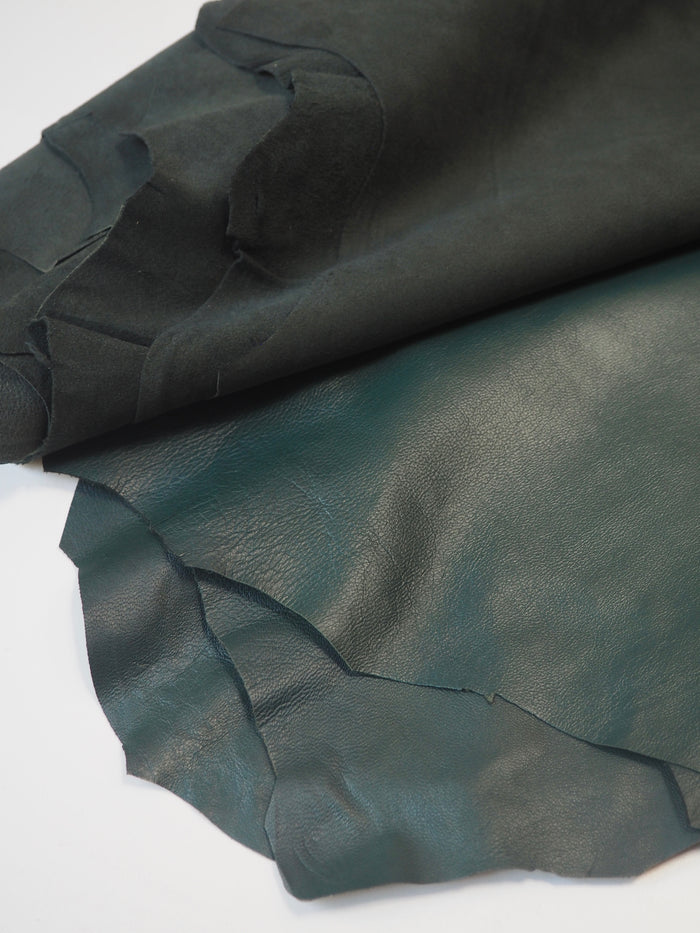 Dark Green Napa Lambskin