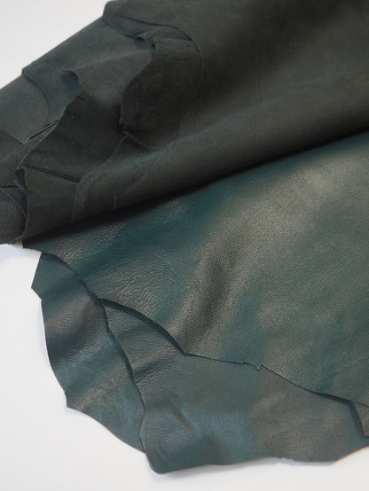 Dark Green Napa Lambskin