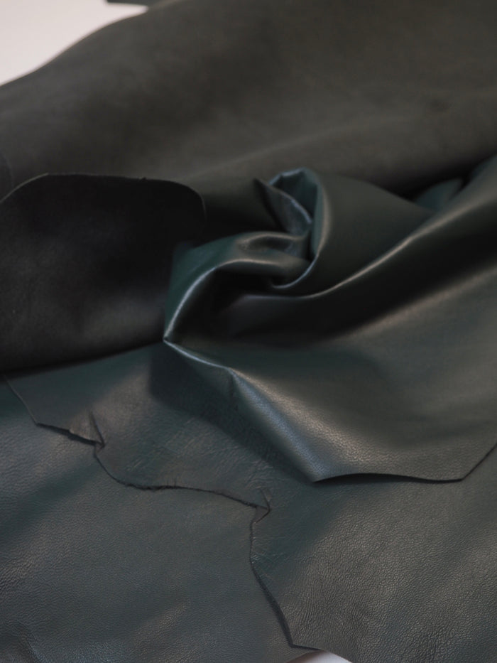 Dark Green Napa Lambskin