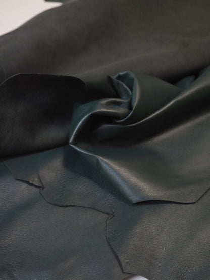 Dark Green Napa Lambskin
