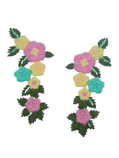 Decorative Floral Sew Patch