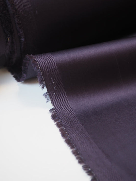 Deep Purple Stretch Viscose Satin