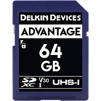 Delkin Advantage UHS-1 V30 SD Memory Card