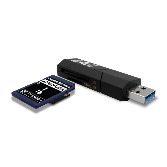 Delkin USB 3.1 SD & microSD A2 Reader