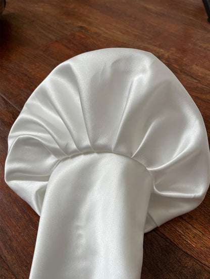 Detachable Sleeves for Wedding Dress Satin with Pearls