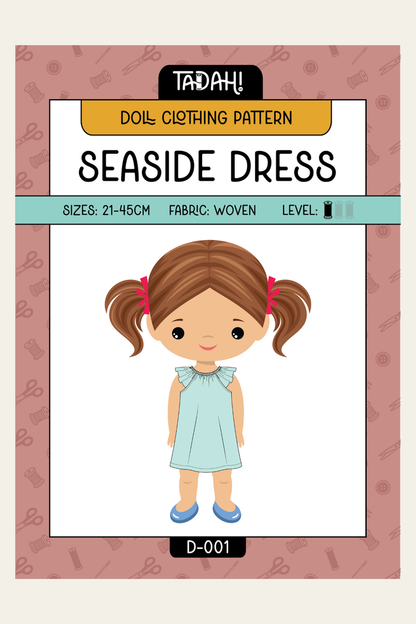 Doll Seaside Dress & Top Sewing Pattern