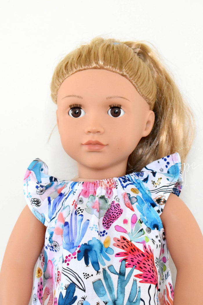Doll Seaside Dress & Top Sewing Pattern