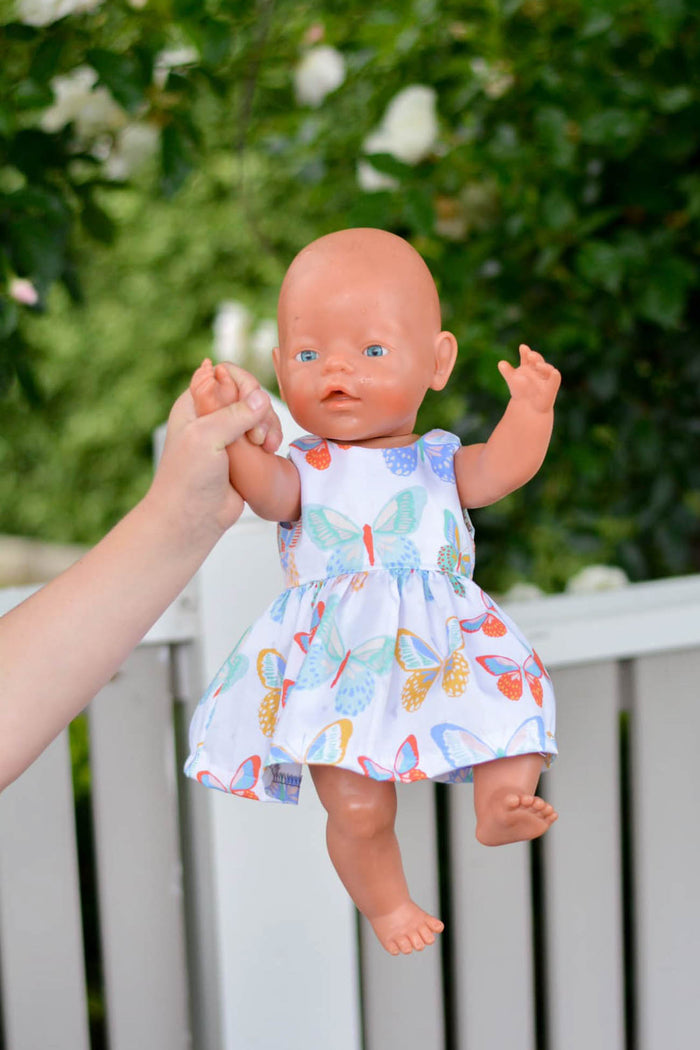Doll Tea Party Dress & Top Sewing Pattern