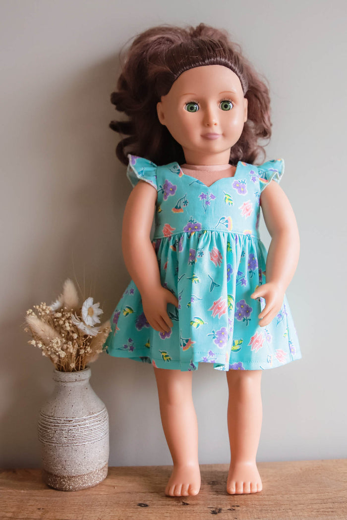 Doll Tea Party Dress & Top Sewing Pattern